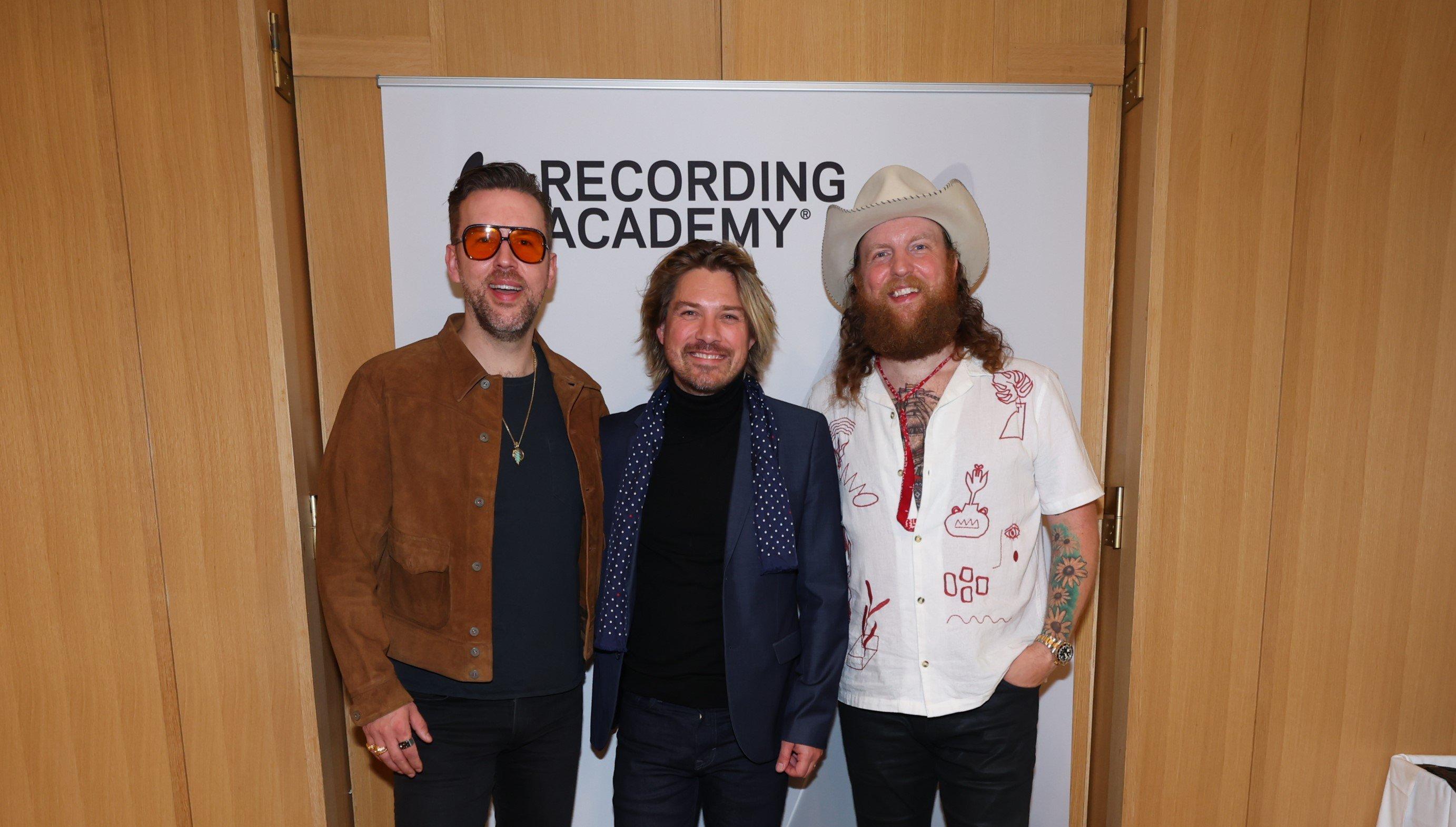 Taylor Hanson with Brothers Osborne at GRAMMY Advocacy Brunch in 2024